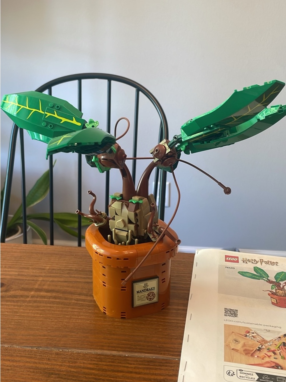 LEGO Harry Potter Mandrake Retiring Soon Display Desk Ornament